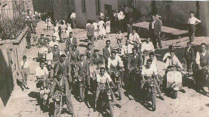 La Benedizione delle moto in Castiglioncello Bandini, 1958