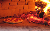 Toscaanse pizza-oven