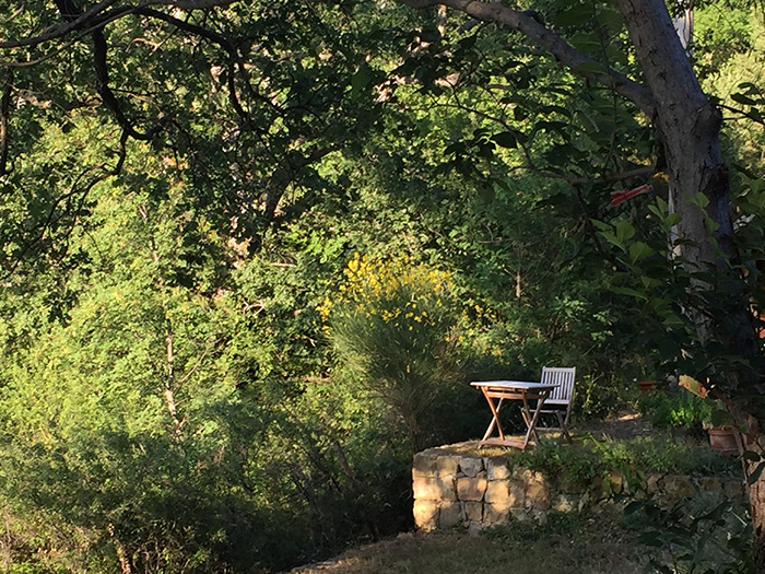 Secluded corners for writers or readers.
