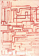 Philippe Vandenberg, etching for Exil de Peintre, Ergo Pers, 2004